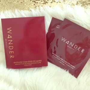 Wander Beauty Baggage Claim Gold Eye Masks 8 total